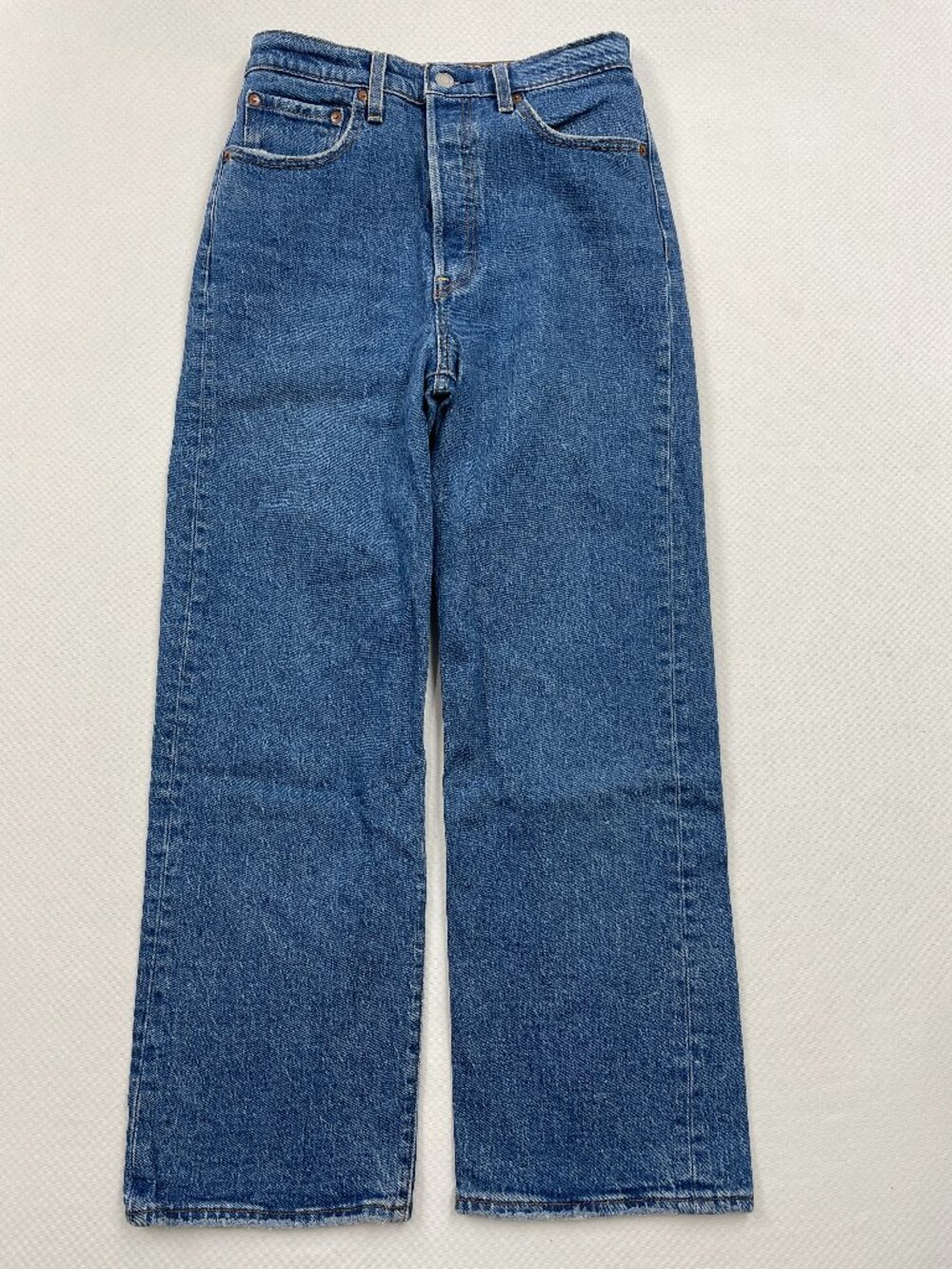 Levi's Blue Ribcage Straight Ankle Jeans Women’s Size 27 Fits 27x27
